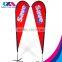 outdoor high quality polyester teardrop flag for advertise