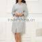 women 100%cotton nice bathrobe with edging