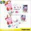 Plastic cute pig shape box with cleaning set toys