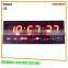 3" red,green,blue digital led wall clock