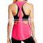 2015 Women sex tank top with sports bra,yoga wear