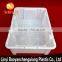 610x410x170mm plastic fish basket for turnover transportation convert