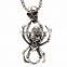 Never fade 316L stainless steel spider pendant with stock
