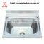 Commercial Kitchen Catering Sink Scullery Basin with Single Bowl, Stainless Steel One 1 Compartment Sink with underframe