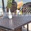 Cast Aluminum Patio Sets/Patio Garden Furniture/Cast Aluminum Table with 6 seater