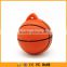 Orange Cartoon Basketball Design 4GB PVC USB Flash Drive