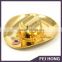 Good Quality gold full 3d cow boy hat for business gift