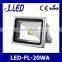 aluminum body high quality led light flood 20w china