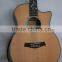 Weifang Rebon 39 size tayla acoustic guitar with armrest body