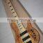 6 String Neck Through Body Spalted Maple Electric Bass Guitar