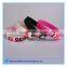 wholesale jewelry debossed silicone beads bracelet for man