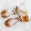 Rough citrine loose stone pendant