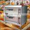 Double Decks Four Trays bread bakery gas oven/Kitchen bakery equipment
