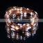 DC 12V Wedding Remote Control Fairy Light Copper Wire Warm White 100leds 10M