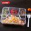 2016 Hot sell clear plastic disposable meal tray