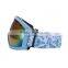 Mirrored lens snowboard goggles for men, REVO lens goggles