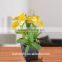 PU high quality artificial flower mini bonsai for wholesale