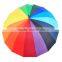 Yellow cheap rainbow umbrella rain walker umbrella for sale
