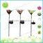 Glass bird beautiful solar LED light garden stake