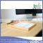 Bamboo office desk organizer Bamboo note paper box/note holder