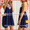 New Fashion Korean Embroidered Swing Dresses for Lady