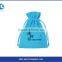 oem order turquoise cotton pouch with factory price