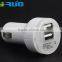cheapest china mobile phone 5v 2.1A dual usb ports mini car charger for iphone 6s, tablet pc