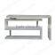 White high gloss rotating table
