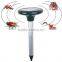 Solar powered ultrasonic pest repeller mice mole mouse repellent for garden home