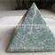 factory bulk chinese green jade energy crystal pyramid for healing