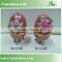 Handmade ceramic egg shape box for jewelry