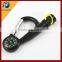 Mini aluminum compass flashlight Carabiner