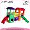 Colorful outdoor playground plastic children slide