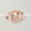 latest rose gold eternity design 925 crystal micro pave ring for men