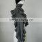 pure 100% cashmere knit ruffle scarf shawl