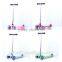 120/80mm 3 wheel plug in aluminum T bar kick kick new type children scooter