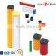 Blow moulding clear telescope plastic tubes packing