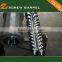65/132 55/110 80/156 bimetallic conical twin screw and barrel for extruder machine