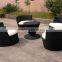 2016 popular style outdoor alu rattan chair with cushion polyester LK8013