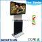 China advertising supplier 42 inch rotating mobile board stand lg screen digital signage hardware