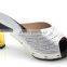 Hot sale bright beautiful color new fashion pattern ladies shoes 7 different colors pattern number DX16-708
