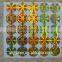 Newly design laser printing golden secutity hologram sticker