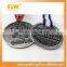Engraved embossed metal sport award medal custom made