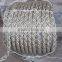 12 plait nylon/polyamide rope 80mm 10' cir with 1.80meter PVC covered eyes both ends