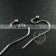12*21mm brass plated rhodium kidney earrings hoop DIY jewelry findings supplies 1702078