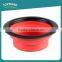 New design portable folding TPR Elevated supreme dog bowl