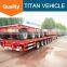 TITAN 80 ton capascity front loading gooseneck lowboy trailer