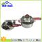 7pcs nylon tools tainless steel pot non-stick cookware set with saucepan and frypan