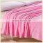 Hot Sales Bedding Extra Soft Coral Fleece Blanket Pink Color