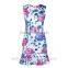 Chinese Factory Direct Wholesale Elegant Ruffle Hem Bodycon Sleeveless Women Dress